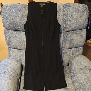 Chico's Black Sheath Midi Dress for Cocktail Nights